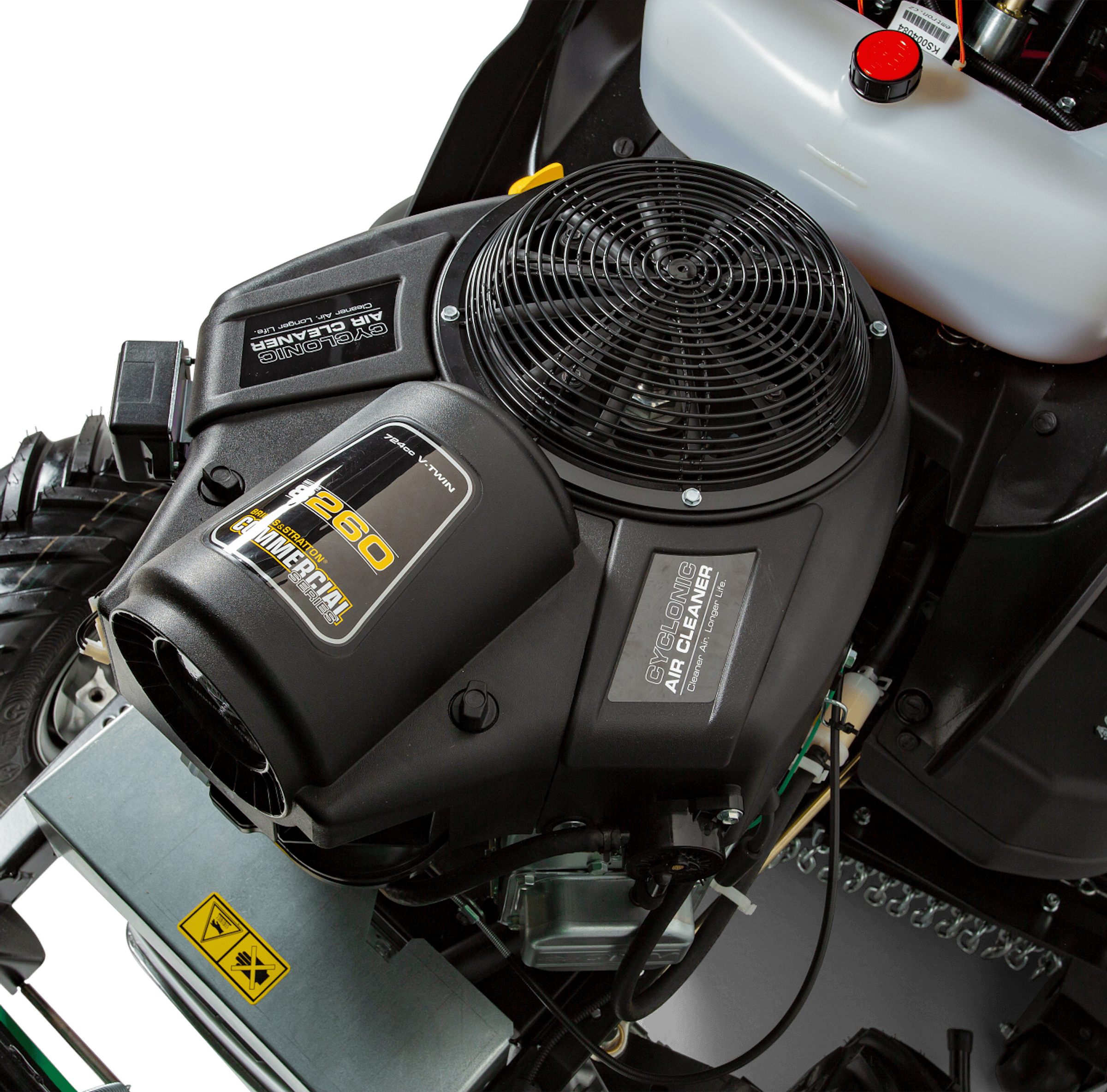 2692007 BCT4323 BCE 4 WD clsoe up Briggs and Stratton Cxi with cyclonic air filter