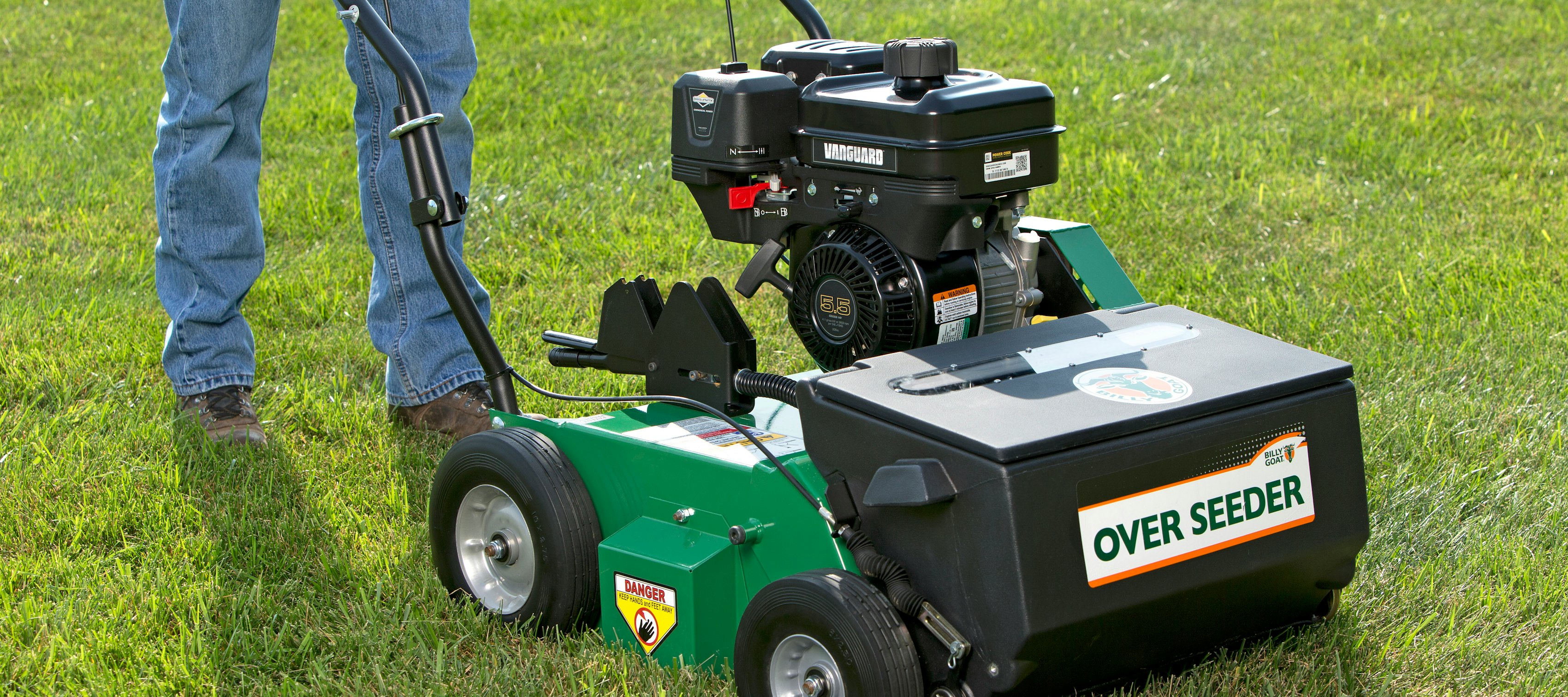 OS552 V BG overseeder lifestyle